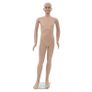 Full Body Child Mannequin with Glass Base Beige 140 cm Image 9