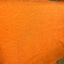 King size heavy duty vibrant orange bedspread Image 3