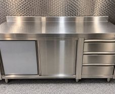 Commercial stainless steel table & equipment