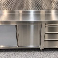 Commercial stainless steel table & equipment
