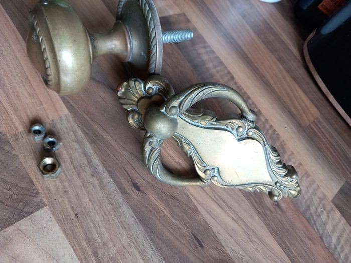 brass doorknob&knocker