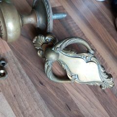 brass doorknob&knocker