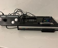 NTSC ColecoVision Console (Refurbished) + Ultimate SD Multi-Cart + Custom Arcade Stick