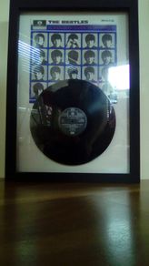 1964 copy of a hard days night framed