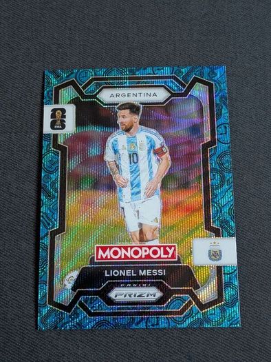 Monopoly Prizm Fifa World Cup 2026 Lionel Messi Argentina Four Corners Blue Wave