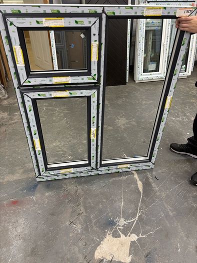 3 Anthracite grey on White windows