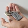 Personalised Irish Ogham Keyring Custom Name Gift Image 5