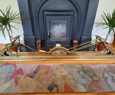 Antique brass fender