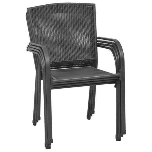 4 Outdoor Mesh Chairs