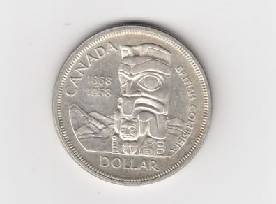 CANADA 1858-1958 Dollar, 80% silver coin (No. 346)
