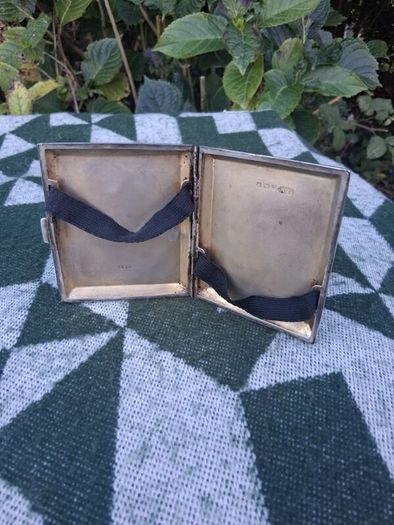 Art Deco Sterling Silver Cigarette Case(101 Grams)