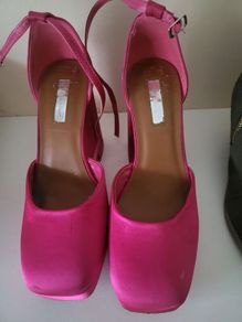 PENNEYS Pink Satin Sandal