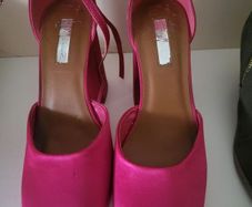 PENNEYS Pink Satin Sandal
