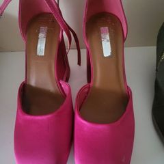 PENNEYS Pink Satin Sandal