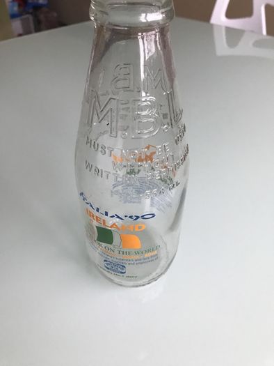 milk bottles