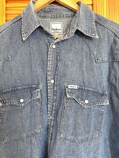 Vintage Cowboy Denim with stud buttons