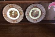 Royal staffordshire Jenny Lind 1795 Pattern 10 inch Dinner plates x 2 cottagecore