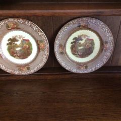 Royal staffordshire Jenny Lind 1795 Pattern 10 inch Dinner plates x 2 cottagecore