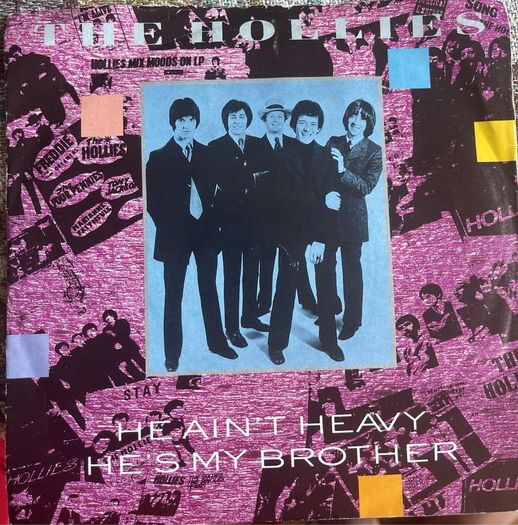 The Hollies He ain't heavy he's my brother picture sleeve vinyl record single in vg+ condition
