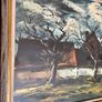 Vintage MCM Print The Thatched Cottage Maurice de Vlaminck circa 1925 Image 4