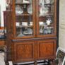 19th-Century French Marquetry Display Cabinet Image 2