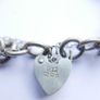 Vintage Sterling Silver JAM Charm Bracelet padlock ASJ 38,1g Image 10