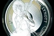 Phil Lynott Silver Proof Central bank issue with original case and coa