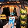 Solar Festoon Lights Outdoor,14M/46FT USB&Solar String Lights with Remote, 30LED Shatterproof Bulbs, IP65 Waterproof for Garden, Gazebo Patio Party Wedding Decor Image 3