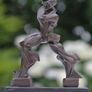 Unique Forms Of Continuity in Space - Bronze, Marble, Signed Image 5