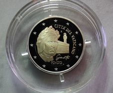 Vatican 2 Euro Base Metals Proof Coin 2021 - Seventh Centenary of the Death of Dante Alighieri - 2 Euro Commemorative Coin
