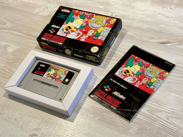 Krusty's Super Fun House for Nintendo SNES - Boxed