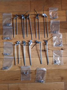 10x New Centre-pull Brake Rods Sets + 10x Centre-pull Spring Sets