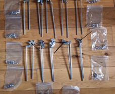 10x New Centre-pull Brake Rods Sets + 10x Centre-pull Spring Sets