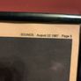 U2 Where the Streets Have No Name. Rare, original,  1987 framed poster advert Image 2