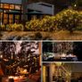 2 Pack Solar String Lights Outdoor Garden Waterproof, 15M/50FT 150 LED Solar Powered Fairy Lights, 8 Modes Copper Wire Lights for Patio Yard Party Christmas Decorations, Warm White Image 6