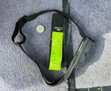 Rechargeable head light and reflective armband