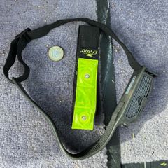 Rechargeable head light and reflective armband