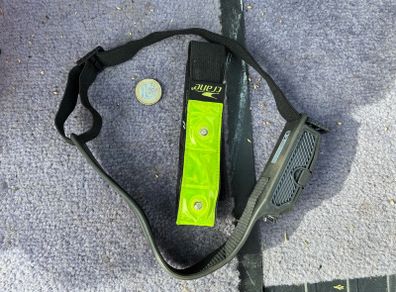 Rechargeable head light and reflective armband