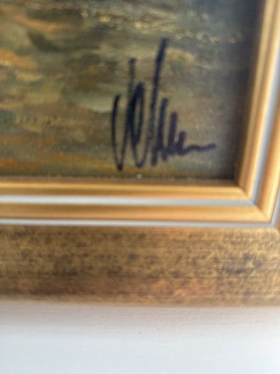 Painting of Venice on canvas and professionally framed
