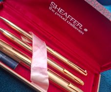 Vintage Sheaffer Imperial Pen Set 1970s