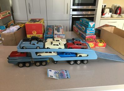 Car transporter by SSS International 61 cm long Japan Rare