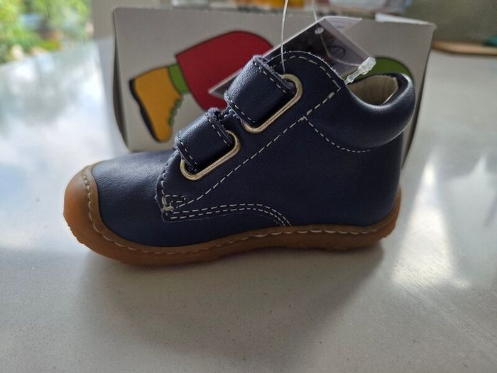 First shoe, Ricotta chrisy, leather, size 18