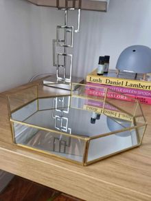 Gold Hexagonal Tray