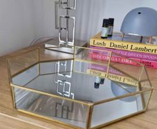Gold Hexagonal Tray