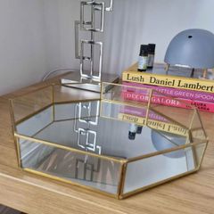 Gold Hexagonal Tray