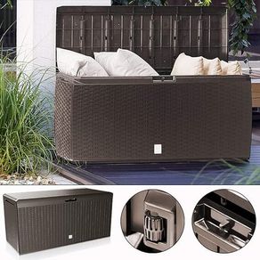 Weatherproof storage box garden storage Cushion box