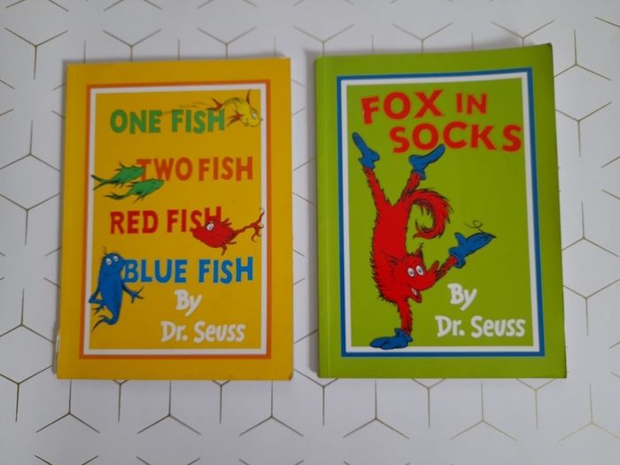 Dr Seuss book (a4 size) one fish two fish