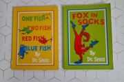 Dr Seuss book (a4 size) one fish two fish