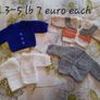 Handmade premature baby cardigans 2-3 lb and 3-5lb Image 8