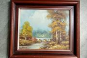 Vintage Artist Signed Original Oil Painting